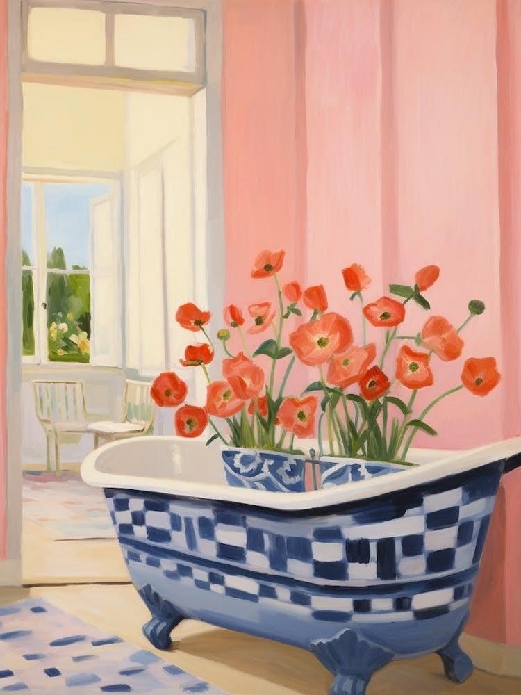 A Bathtube Full Of Anemone In A Bathroom 3