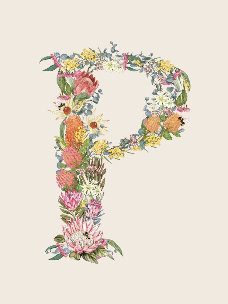 P Oat Alphabet Letter