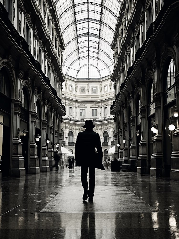 Milan, Italy,  Black And White Analogue Photography  3