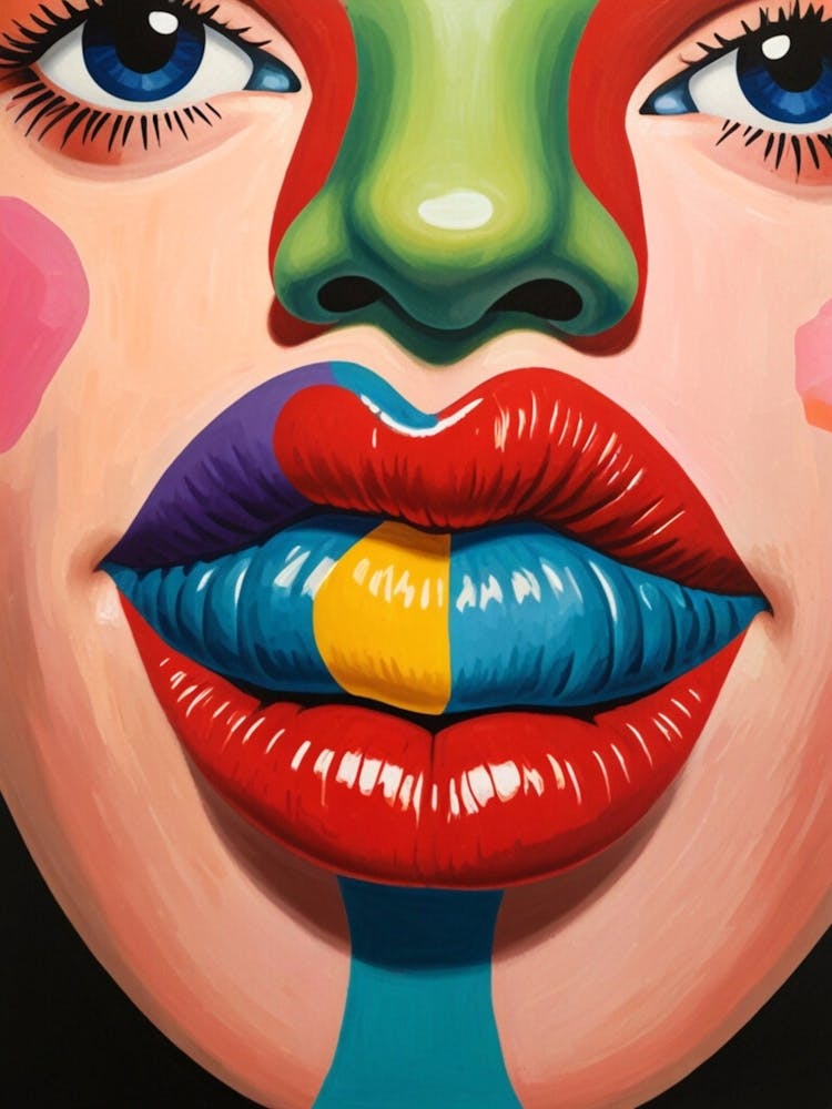 'The Girl With The Colorful Lips'