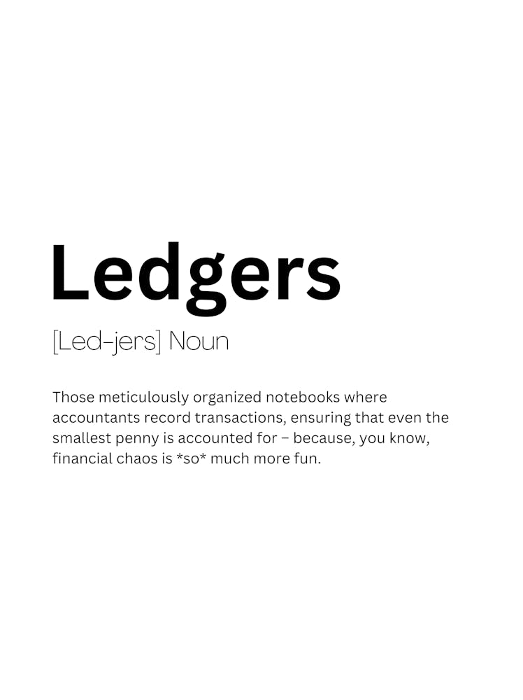 Ledgers Definition Meaning