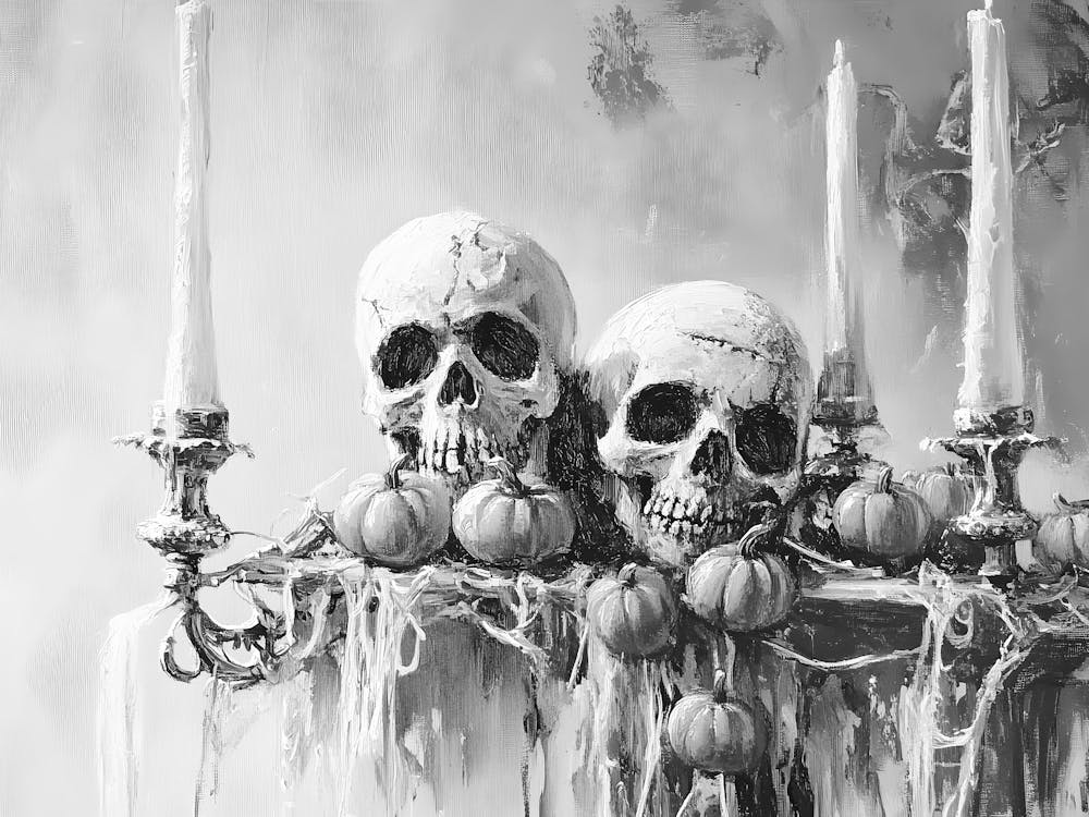 Skulls And Pumpkins