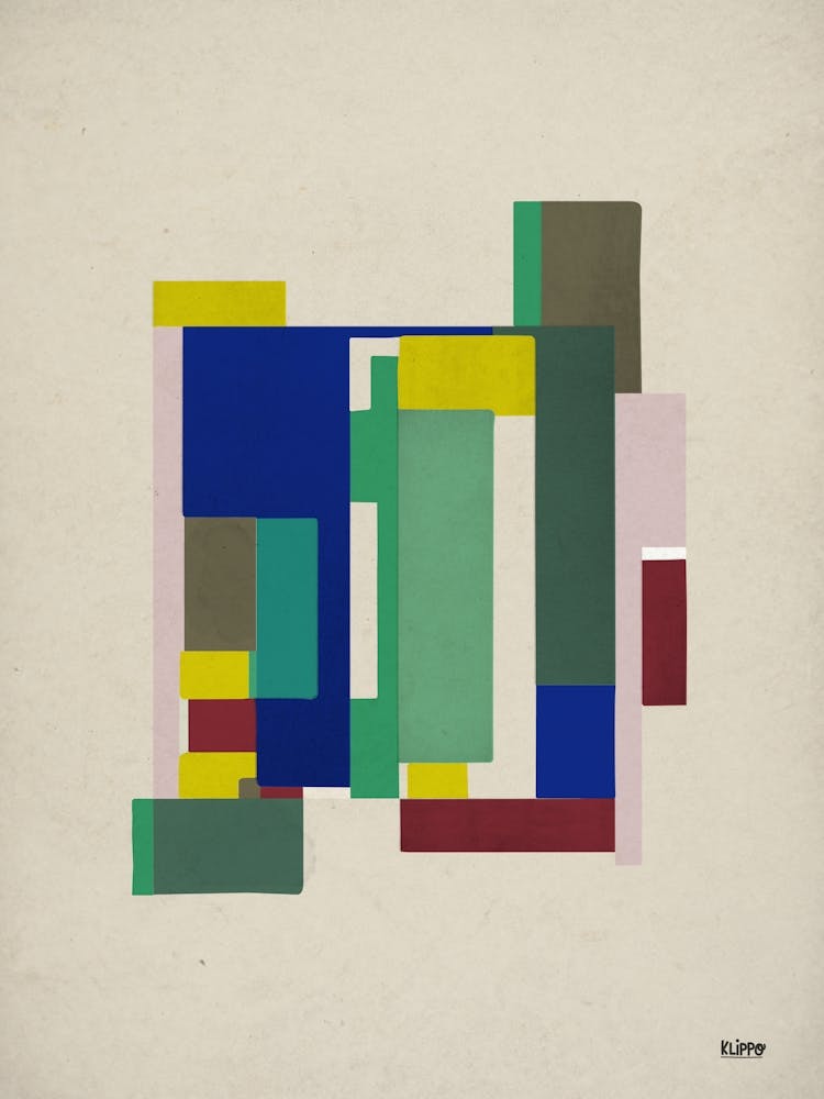 Minimal, Suprematism, Abstract Forms – Green