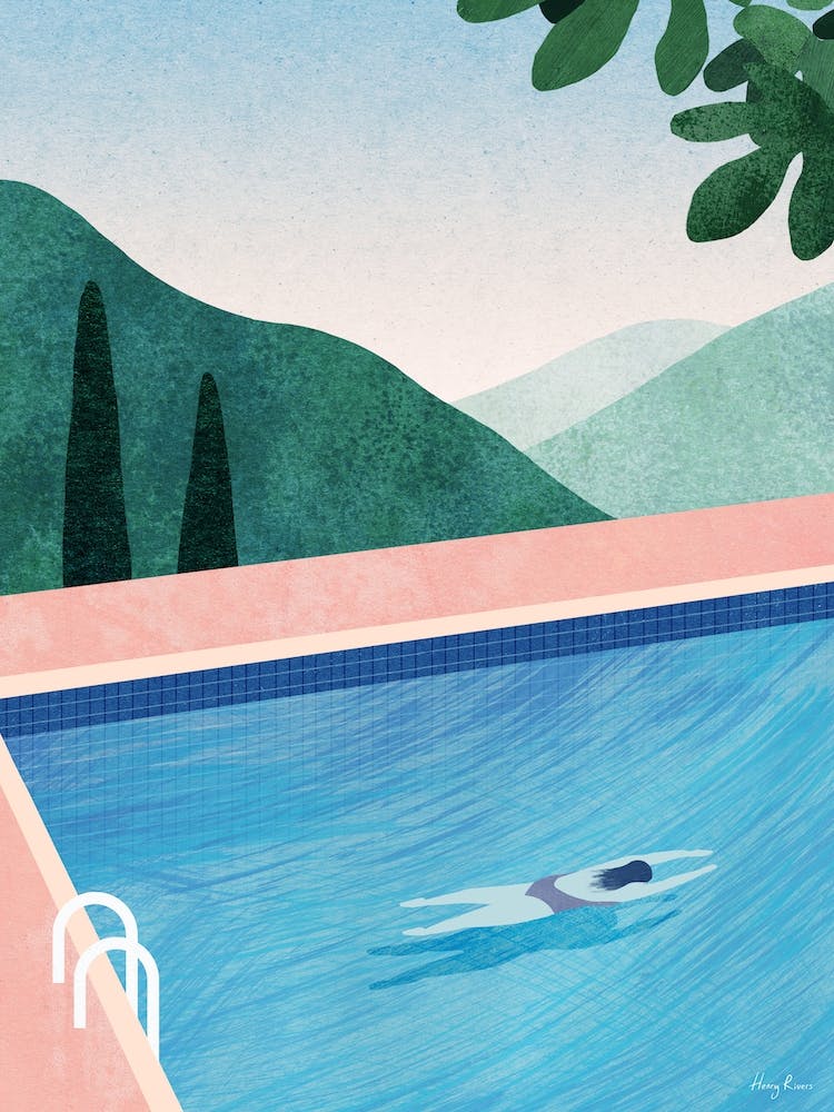 Swimming, Summer Pool Vacation