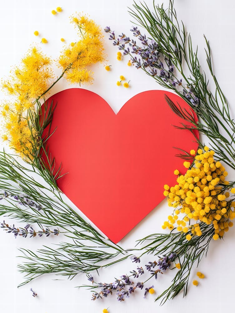 Heart With Flowers 18