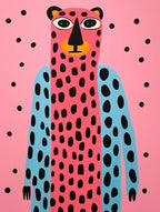 Pink Polka Dot Panther