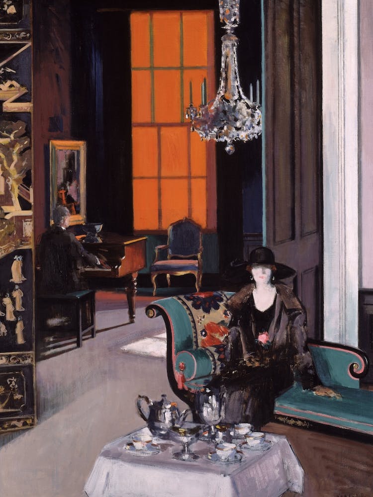 Interior: The Orange Blind, c.1928 by Francis Campbell Boileau Cadell