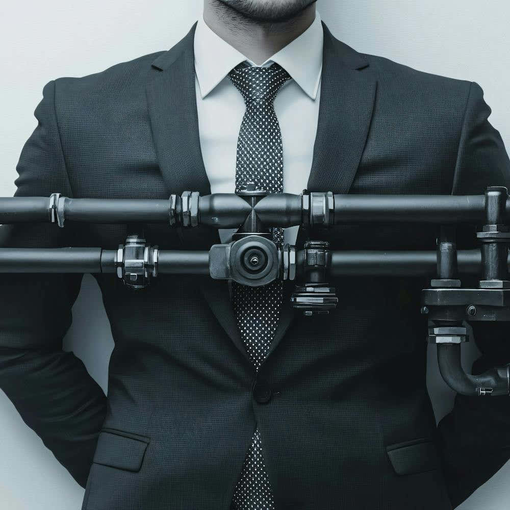 Businessman Holding A Camera