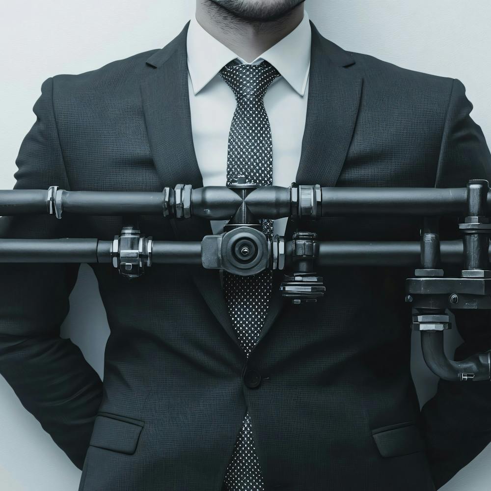 Businessman Holding A Camera