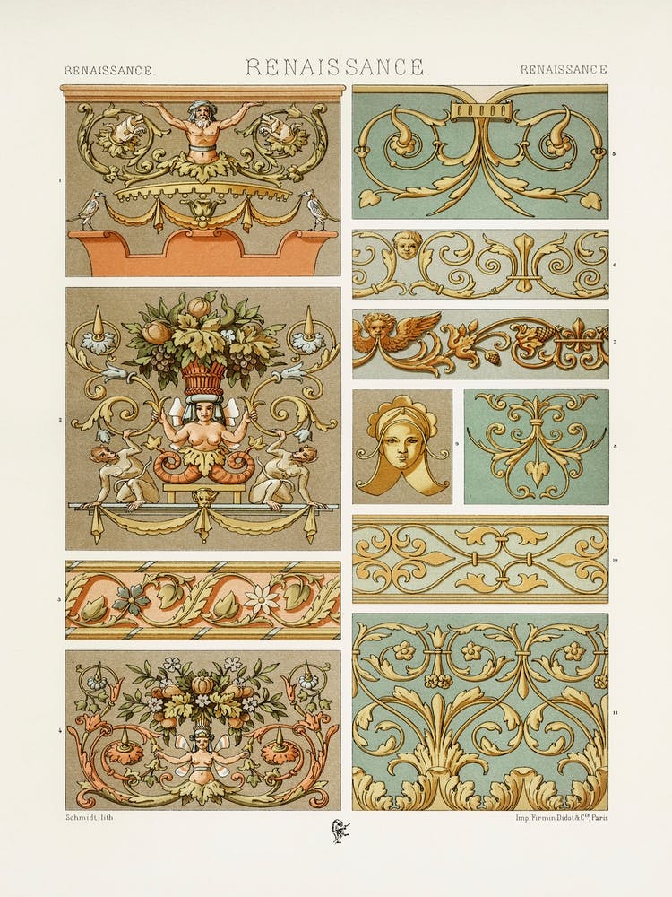 Renaissance Pattern, Albert Racine (3) 1