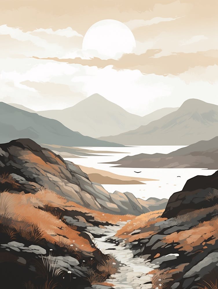 West Highland Coast Path Scotland 3 Hiking Trail Landscape