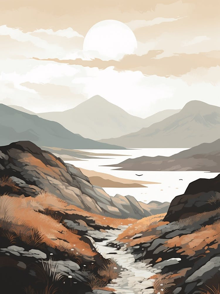 West Highland Coast Path Scotland 3 Hiking Trail Landscape