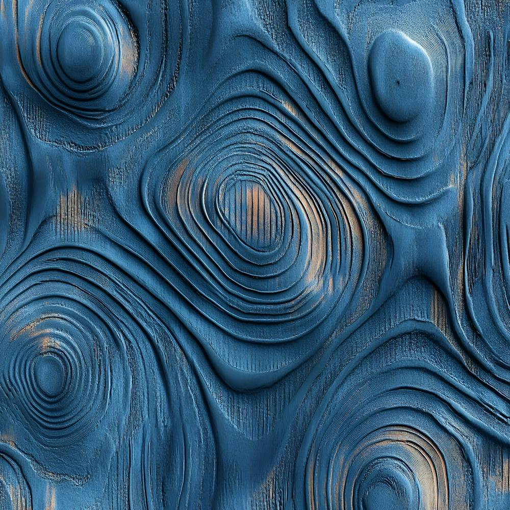 Abstract Blue Wood Texture