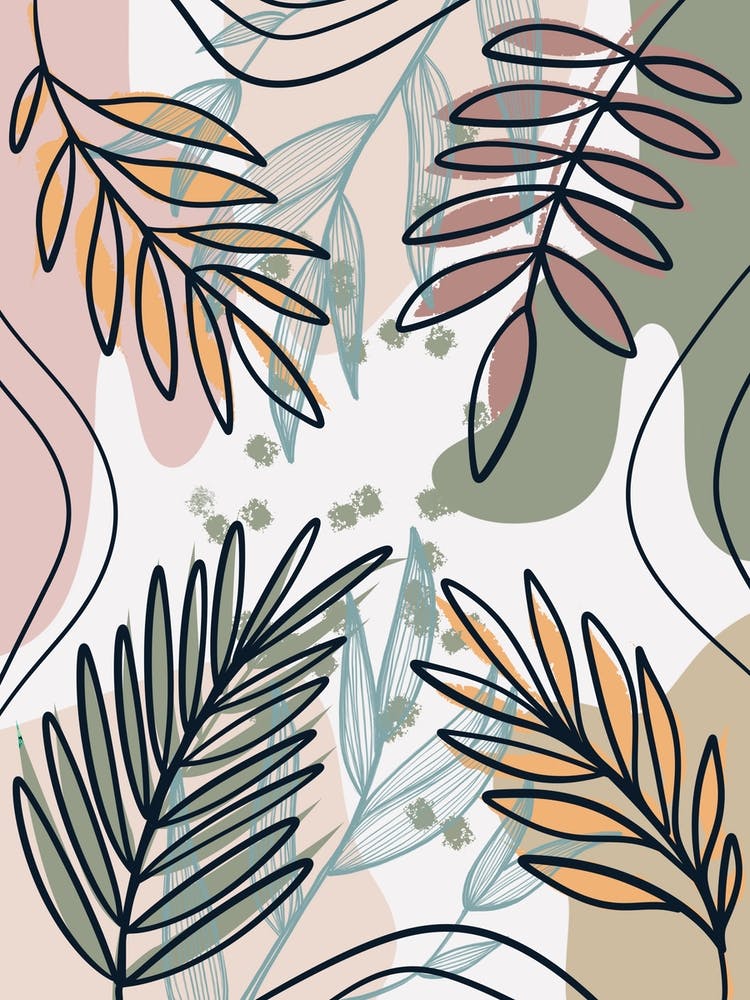 Abstract Floral Pattern 36