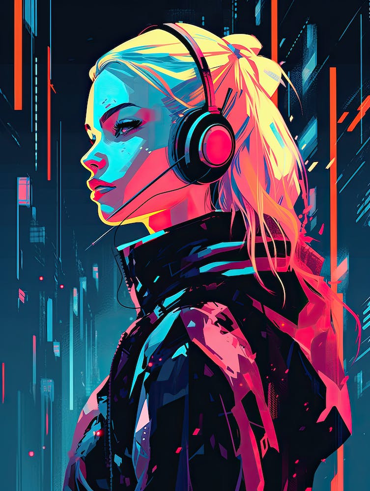 Fille Avec un Casque 4 1