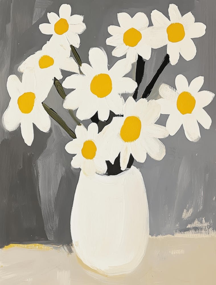 Daisies In A Vase 25