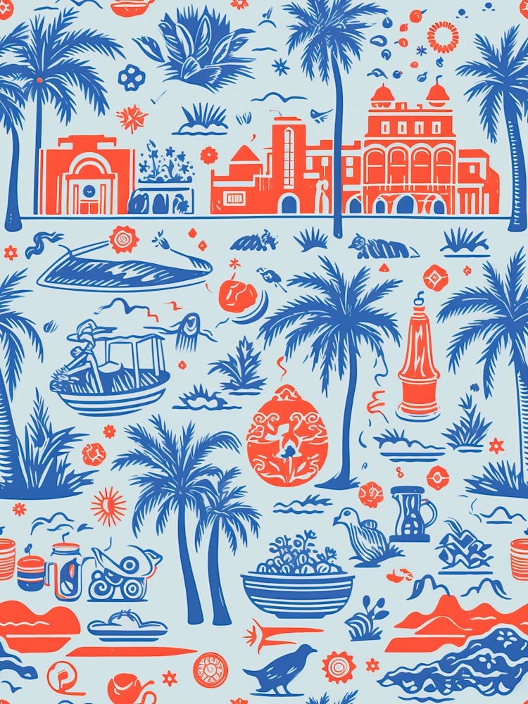 San Diego, California, Inspired Travel Pattern 2
