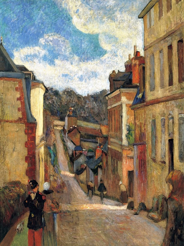 Rue Jouvenet In Rouen (1884), Paul Gauguin