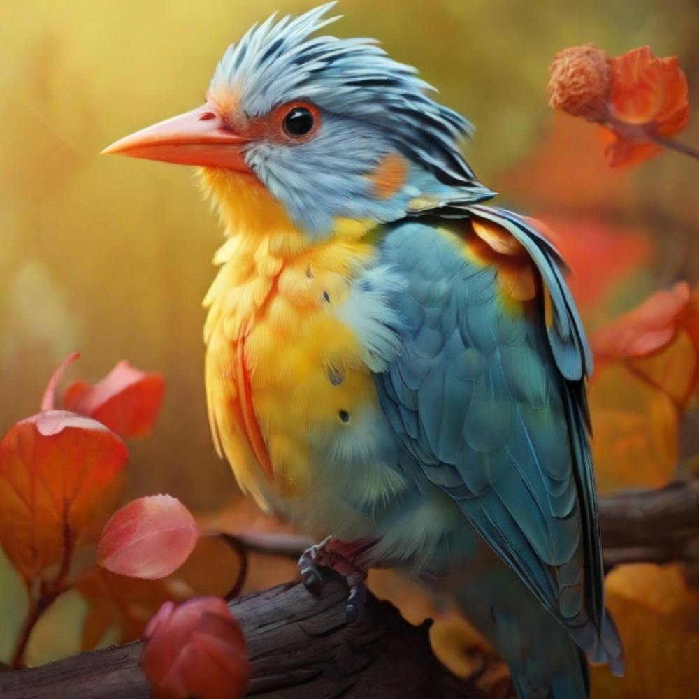 Bird In Autumn