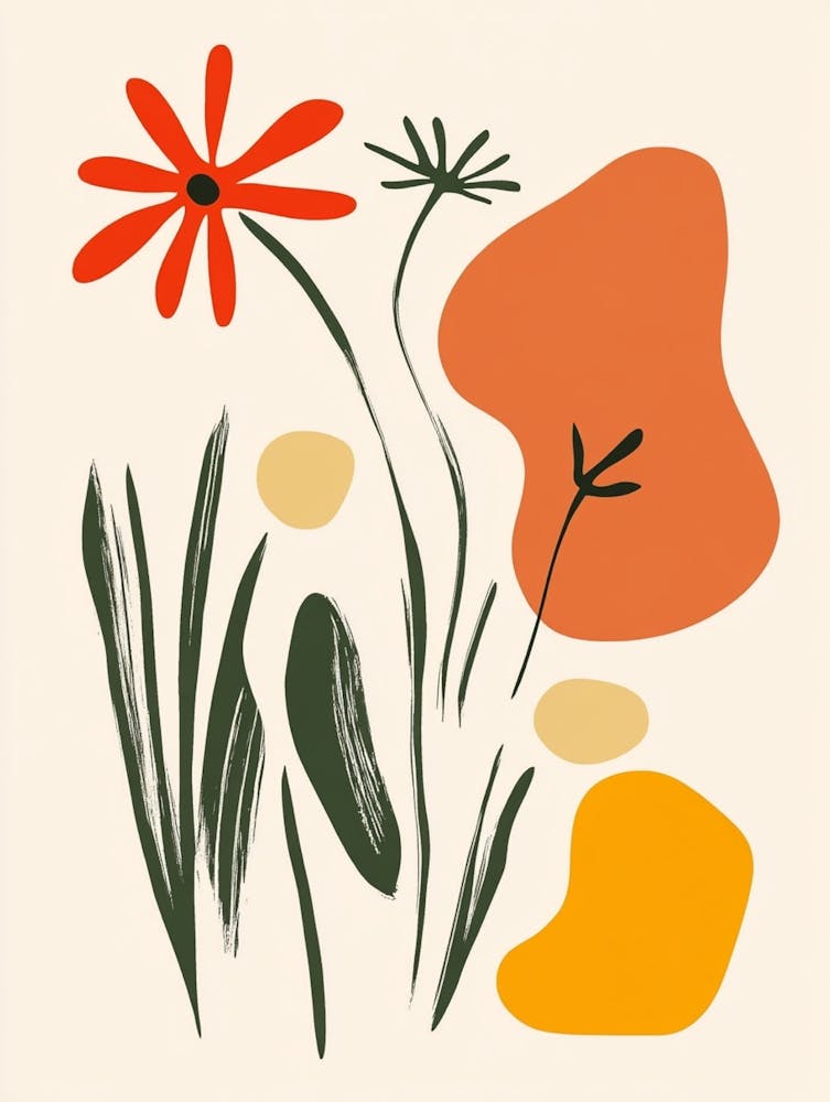 Abstract Floral Painting 8
