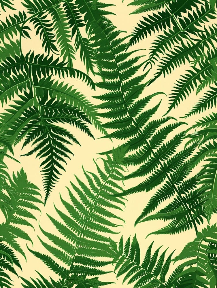 Pattern Poster Holly Fern 3