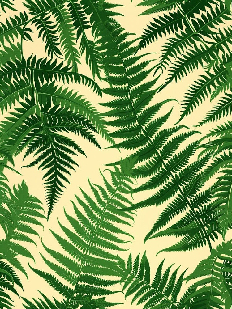 Pattern Poster Holly Fern 3