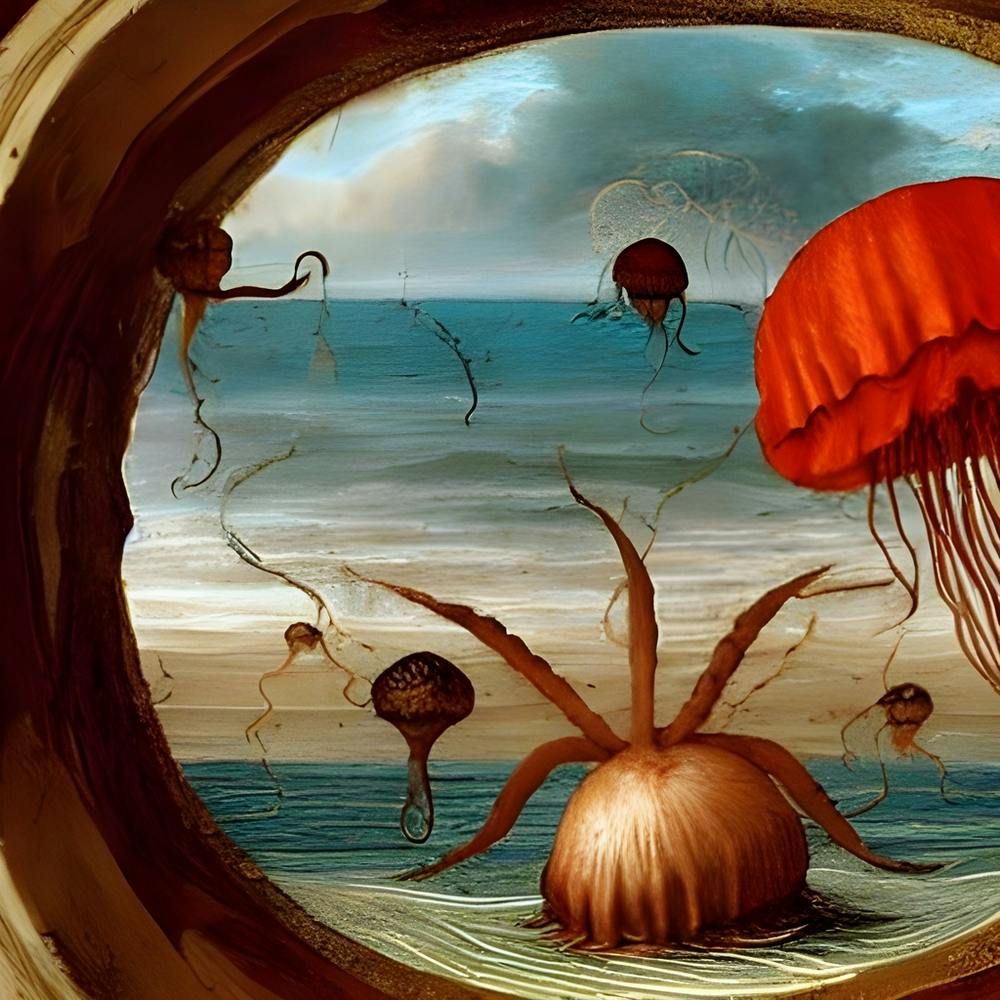 Amber Flying Jelly