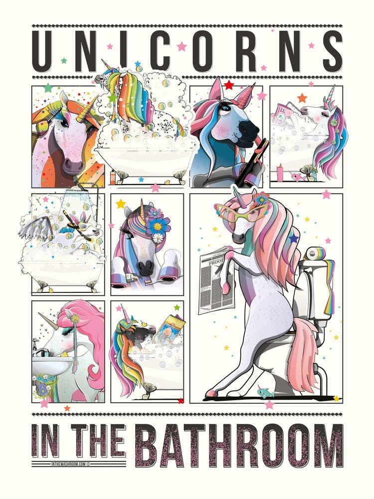 Unicorns In The Bathroom 2