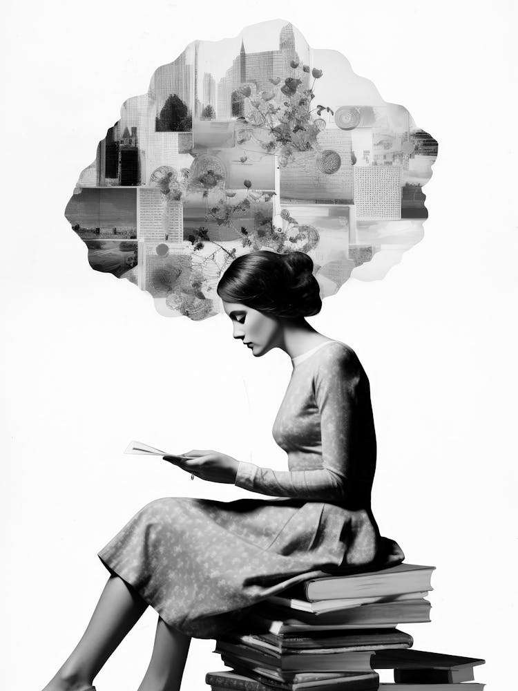 Woman Reading A Book