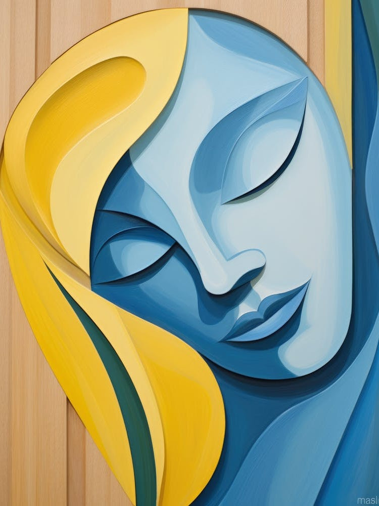 Blue And Yellow Painting