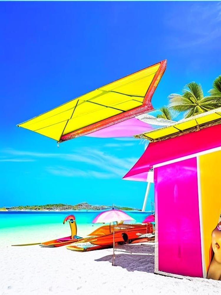 Gili Air Indonesia Pop Art Photography Tropical Destination