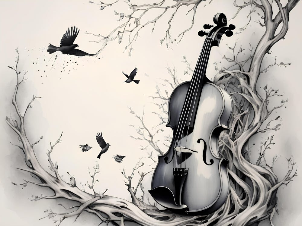 Violine im Baum