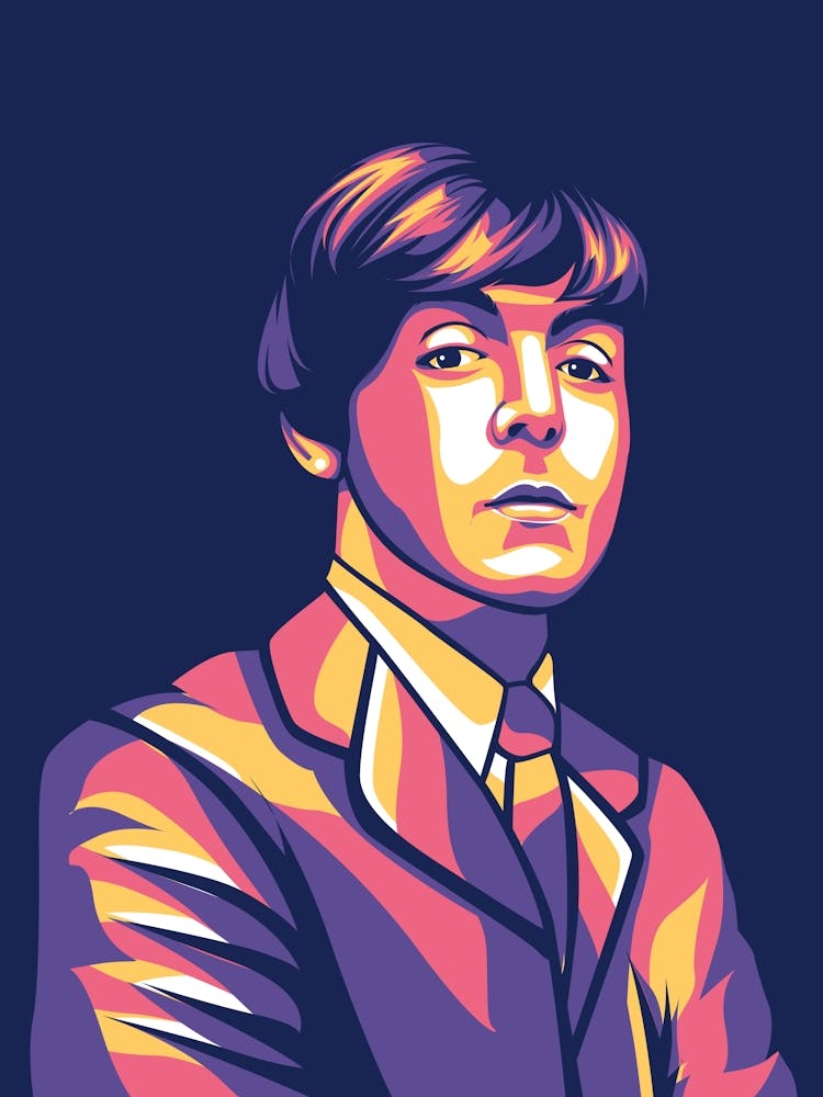 Sir Paul McCartney Pop Art