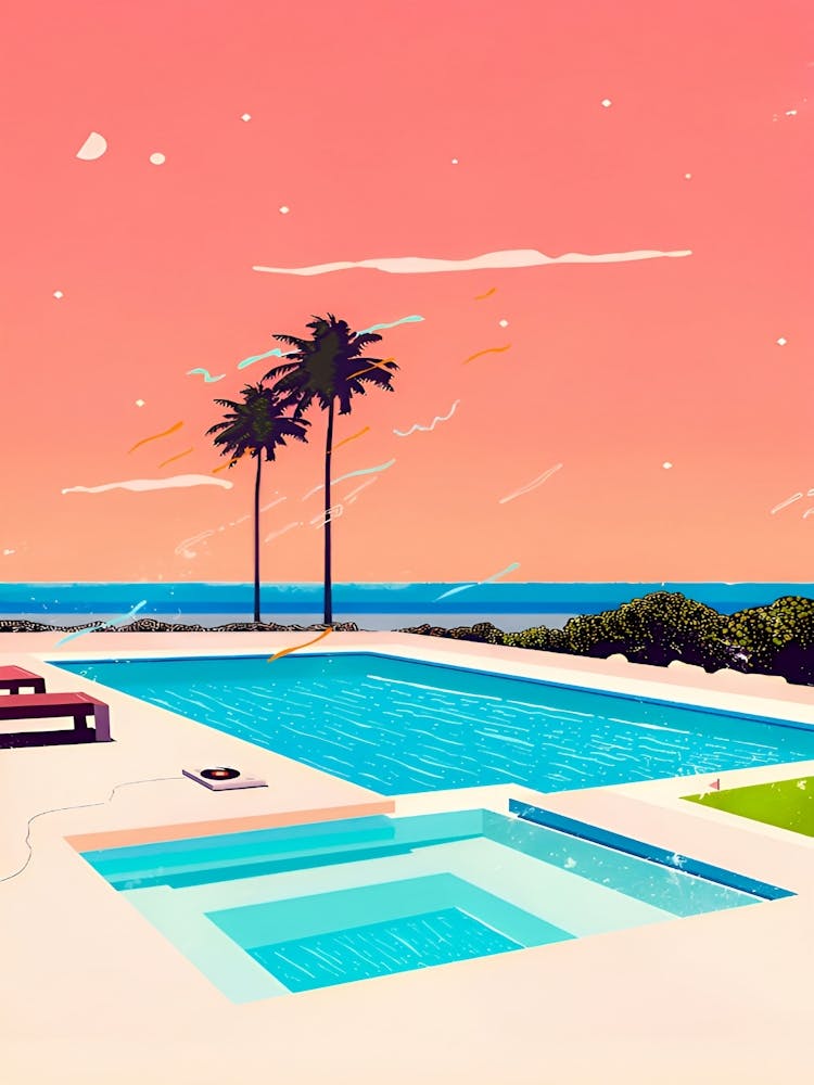Hiroshi Nagai - Swimming Pool, Sea