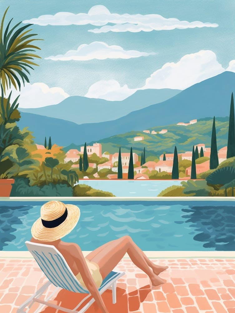 Lounging By The Pool 11