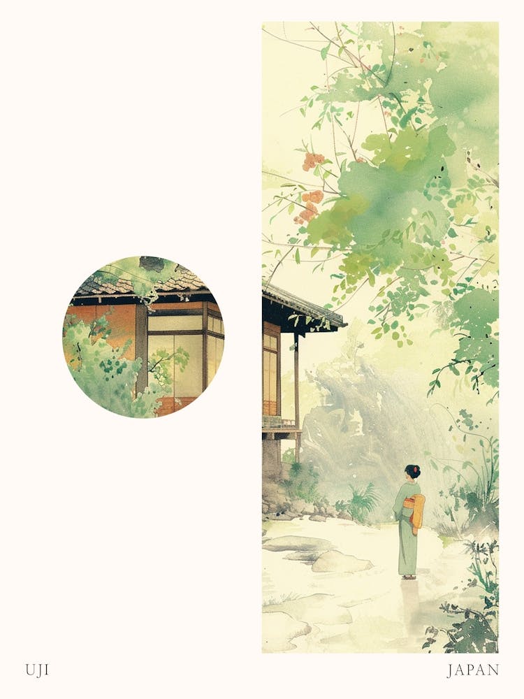 Uji Japan 1 Cut Out Travel Poster