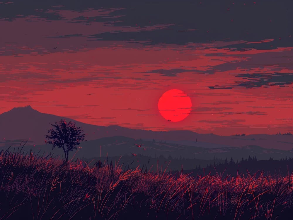Sunset In The Mountains 28