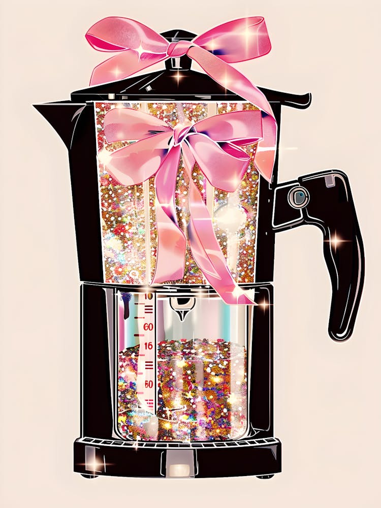 Pink Coffee Maker