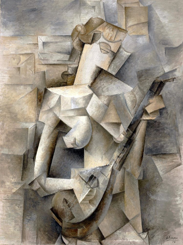 Girl With A Mandolin, Pablo Picasso