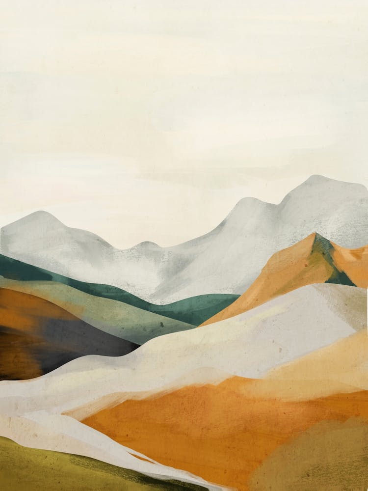 Minimal Abstract Art Landscape 39