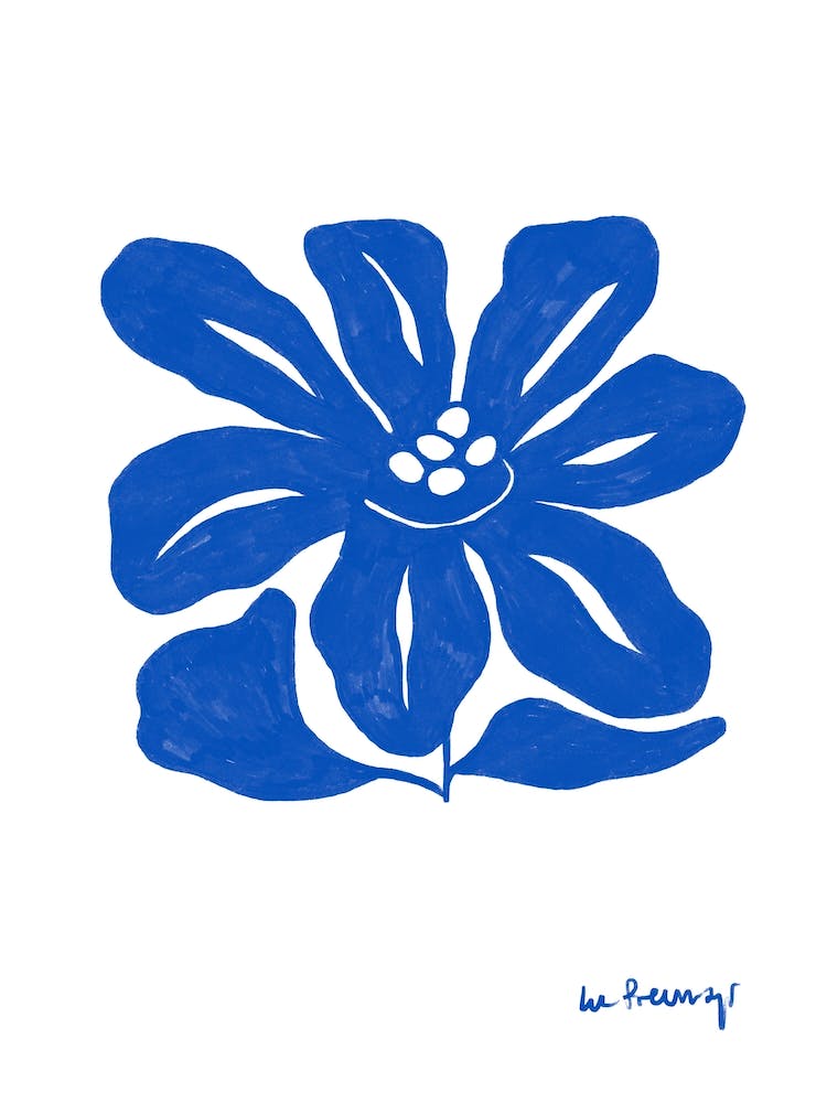 Blue Flower Collection 8