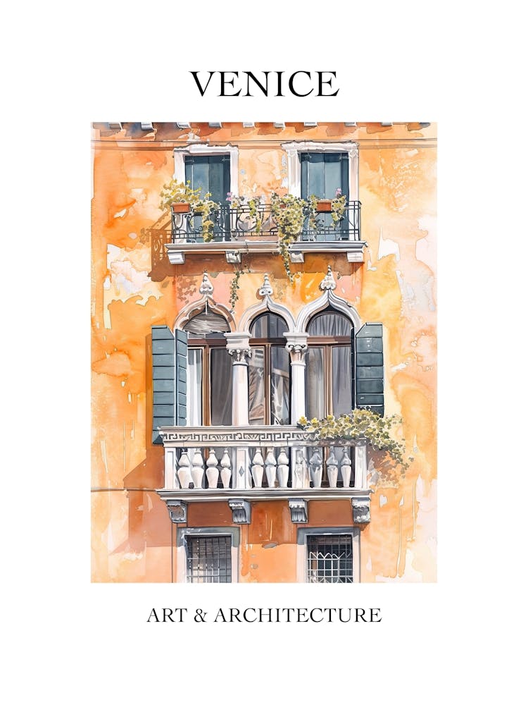 Venice Travel And Architecture Poster 1