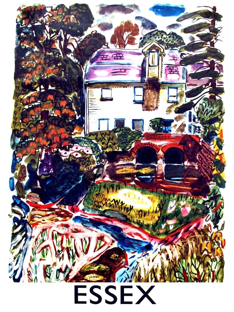 Essex, Vintage-Reiseplakat