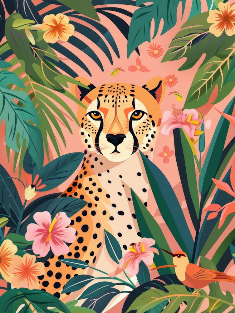 Cheetah In The Jungle 1