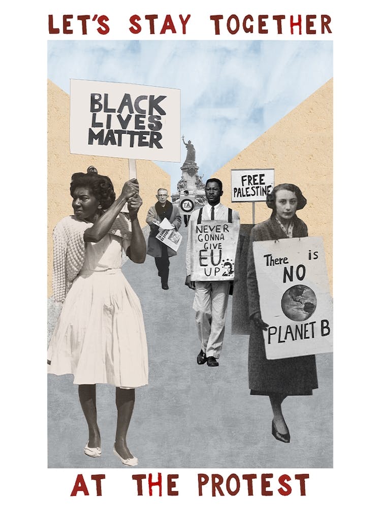 Let's Stay Together at the Protest