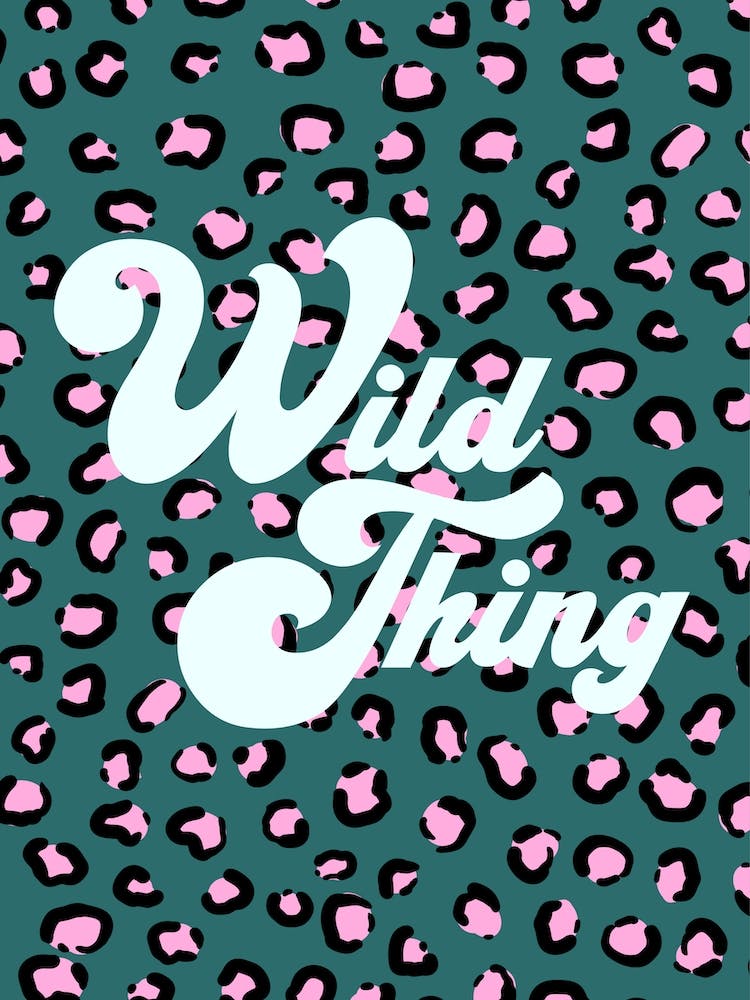 Green Animal Print Wild Thing