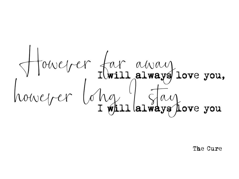 Love Song   The Cure