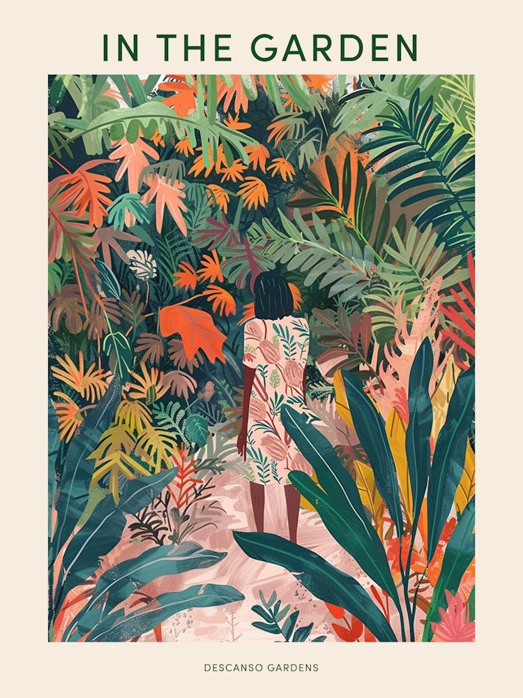 In The Garden Poster Descanso Gardens Usa 4
