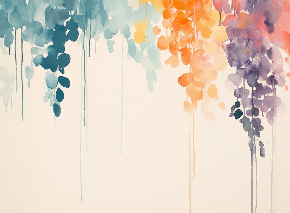 Watercolor Wisteria