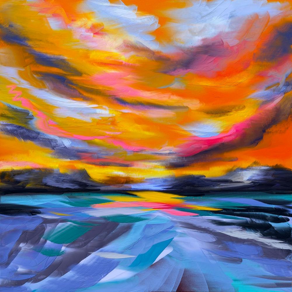 Abstract Landscape Square